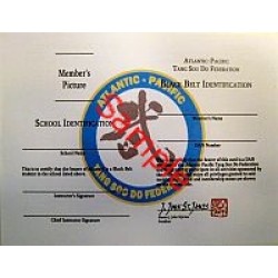 Duplicate Dan ID Card