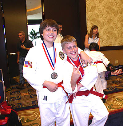 Joey & Brad Clowning.jpg